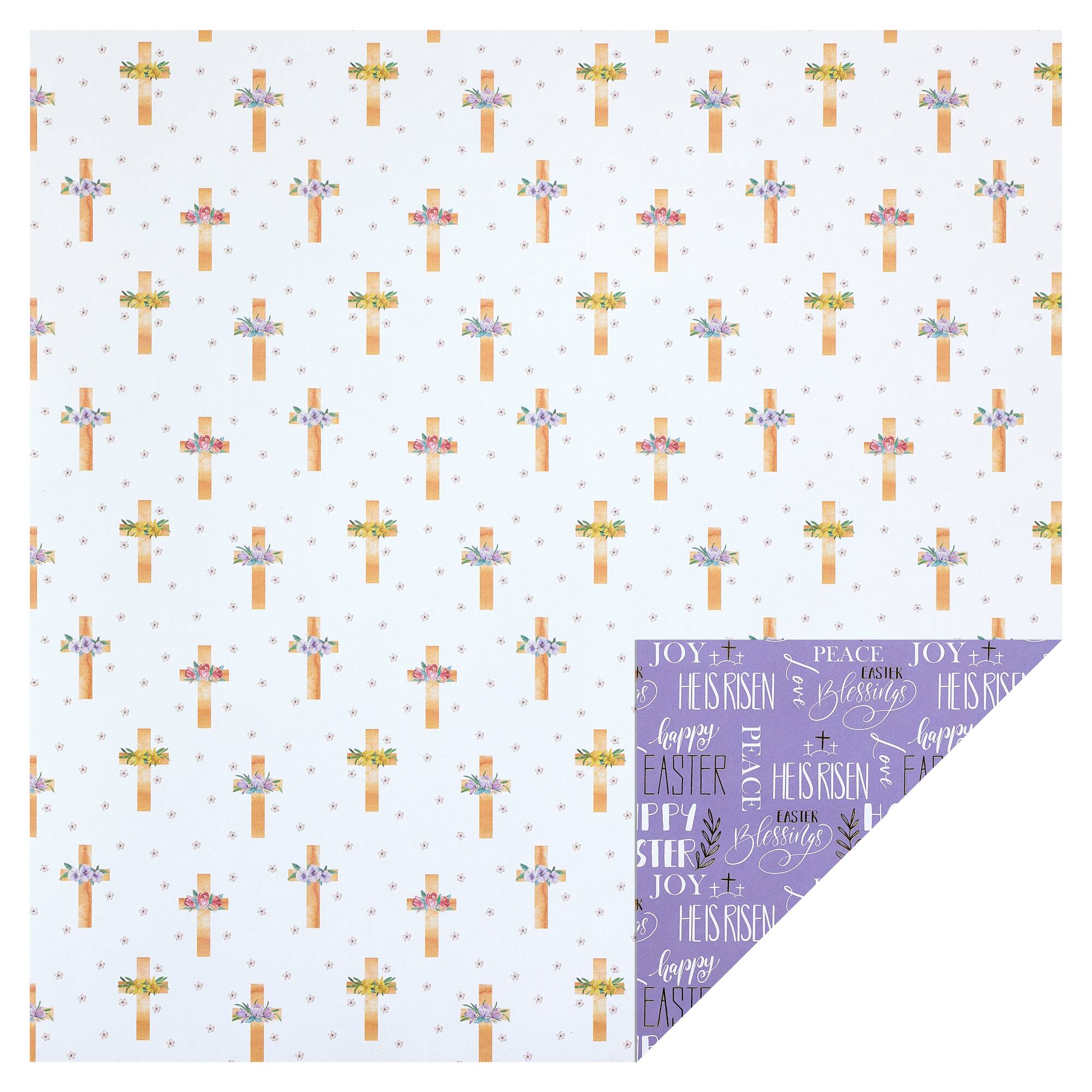 24 Pack: Easter Religious Double-Sided Cardstock Paper by Recollections™, 12" x 12"